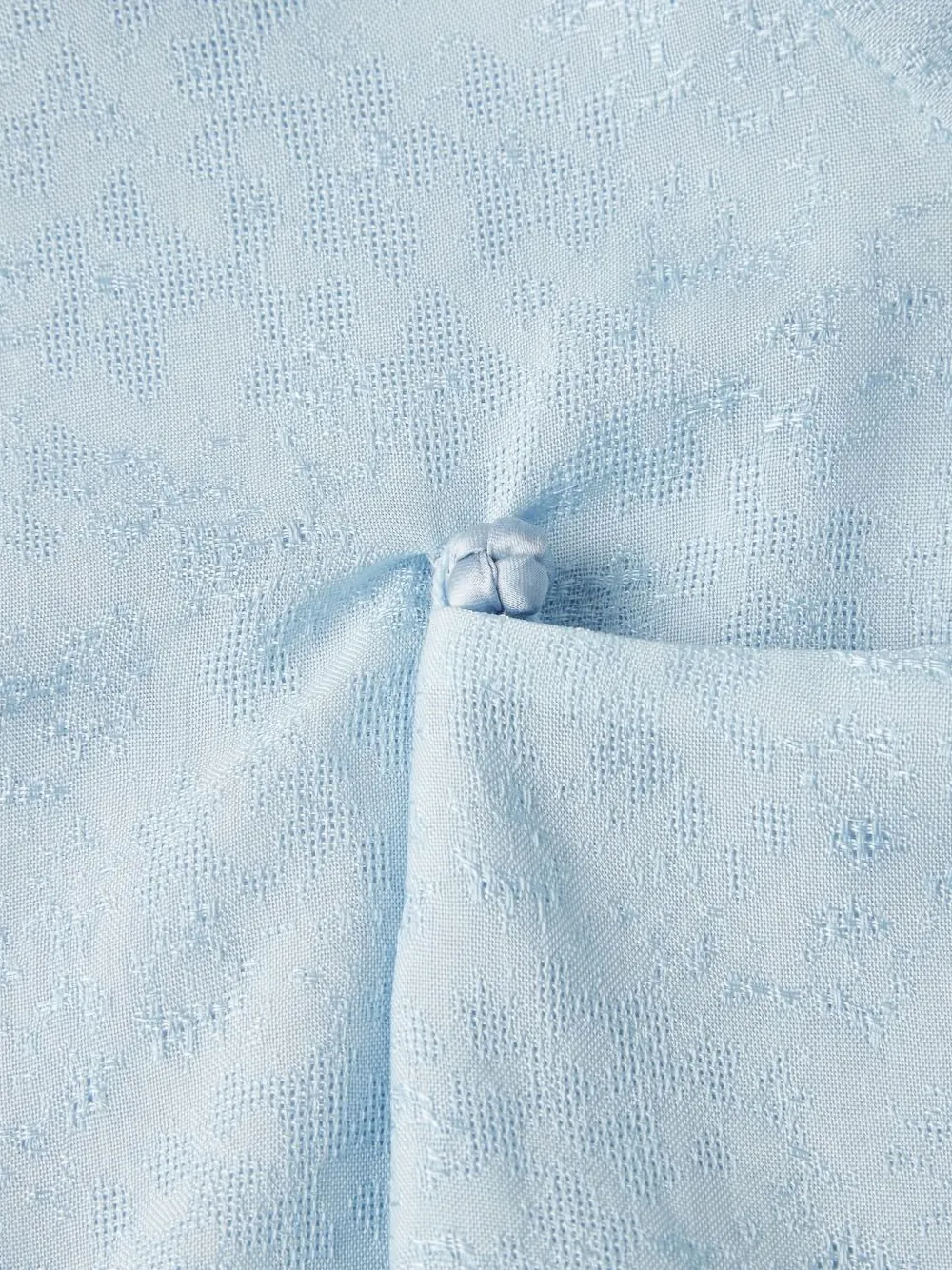 Shanghai Tang asymmetrische jurk met jacquard Blauw