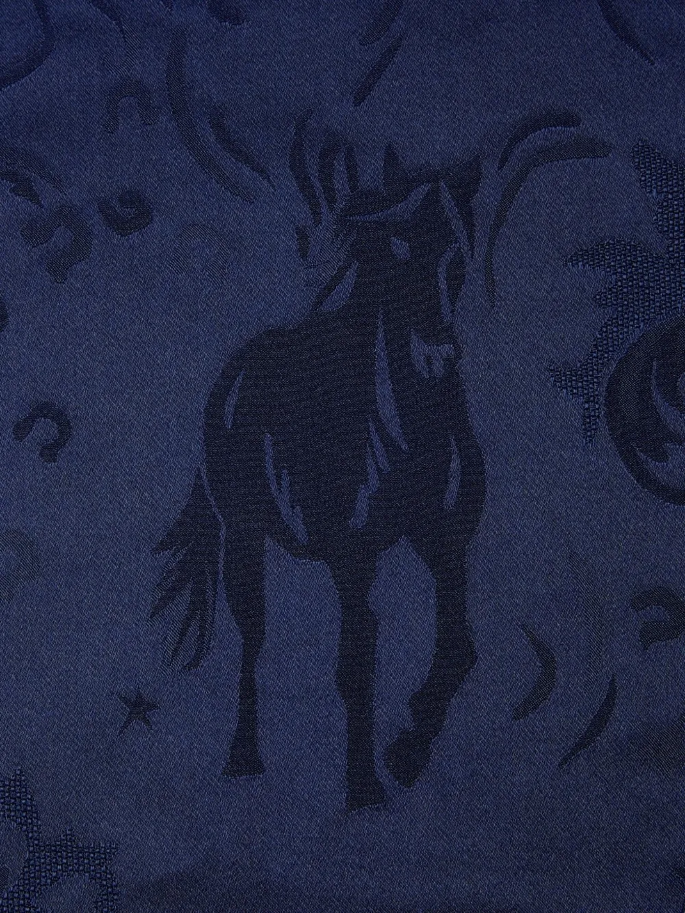 Shanghai Tang midi-jurk met jacquard Blauw