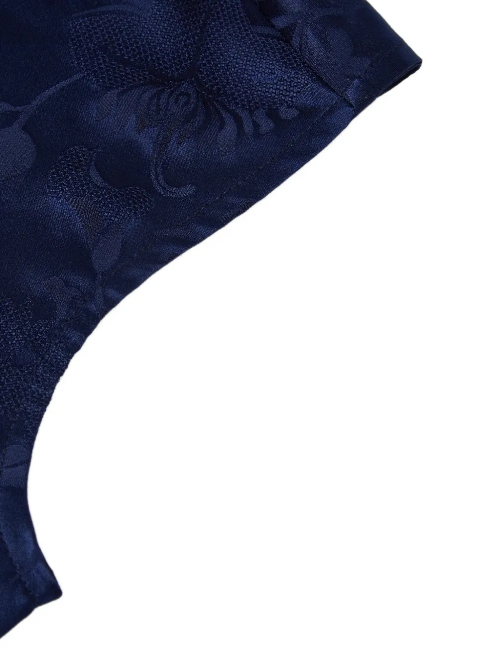 Shanghai Tang midi-jurk met jacquard Blauw