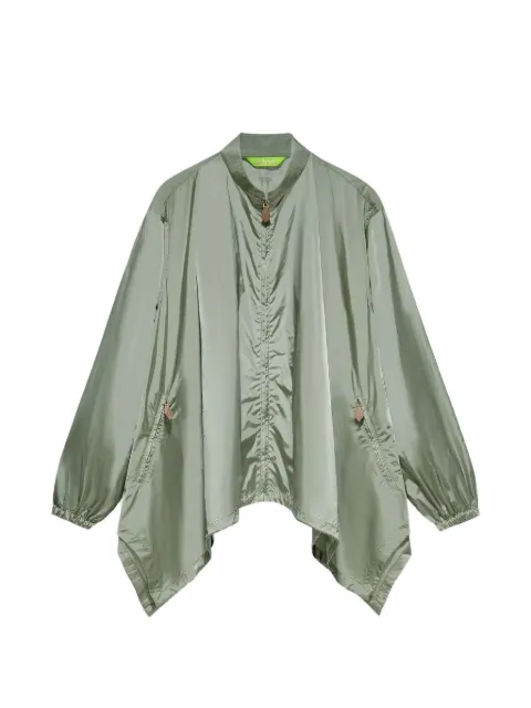 Shanghai Tang Tang asymmetric windbreaker jacket