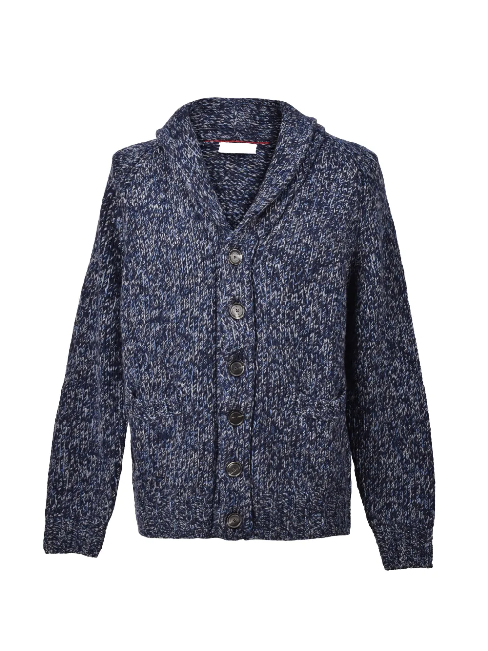 Brunello Cucinelli chunky-knit shawl-collar cardigan - Blue