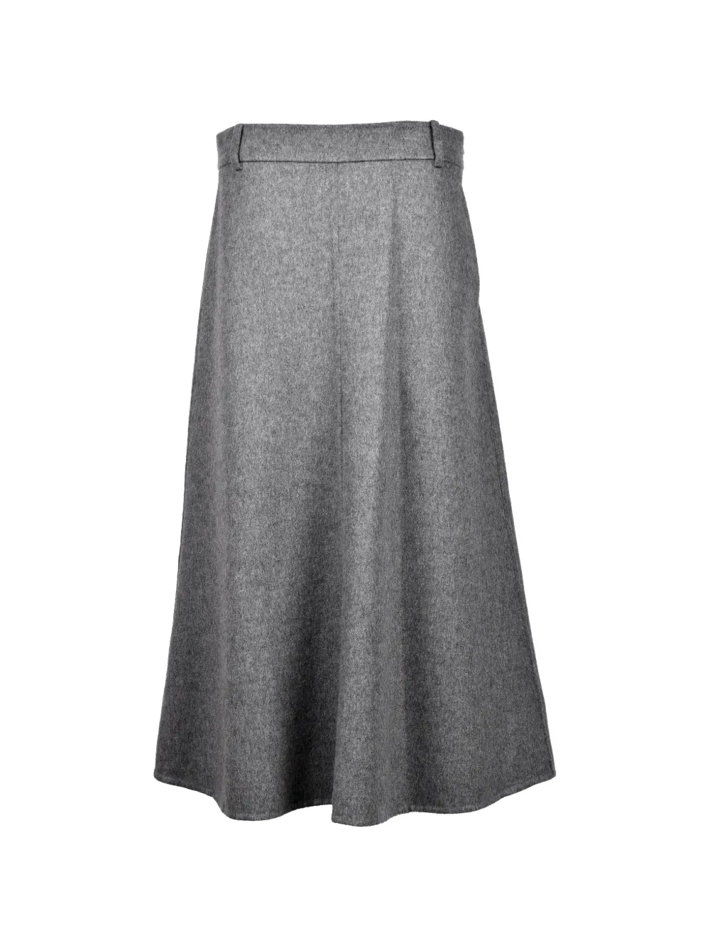 Brunello Cucinelli A-line midi skirt - Grigio