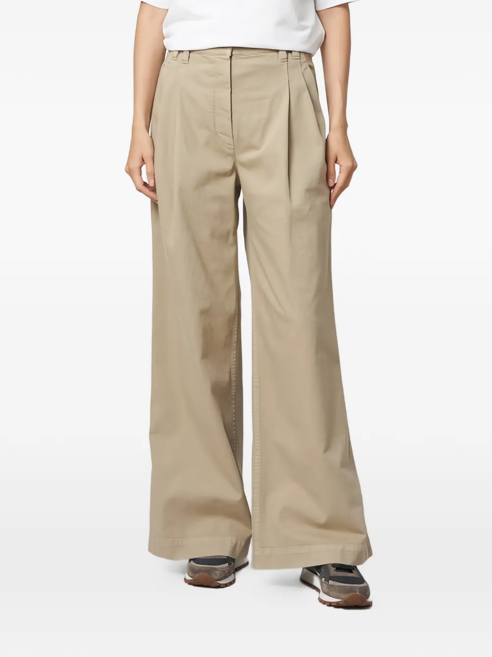 Brunello Cucinelli pleated trousers - Nude