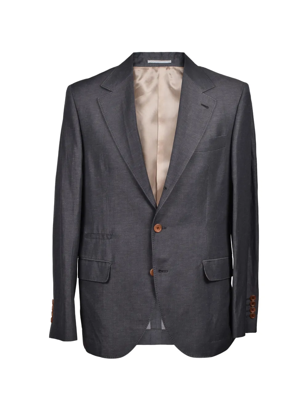 Brunello Cucinelli single-breasted blazer - Grey