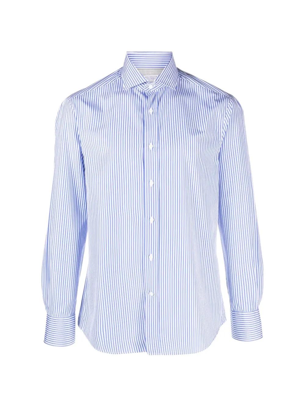 Brunello Cucinelli striped button-down shirt - Blau