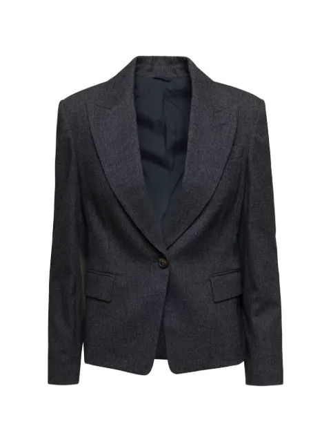 Brunello Cucinelli tailored single-breasted blazer