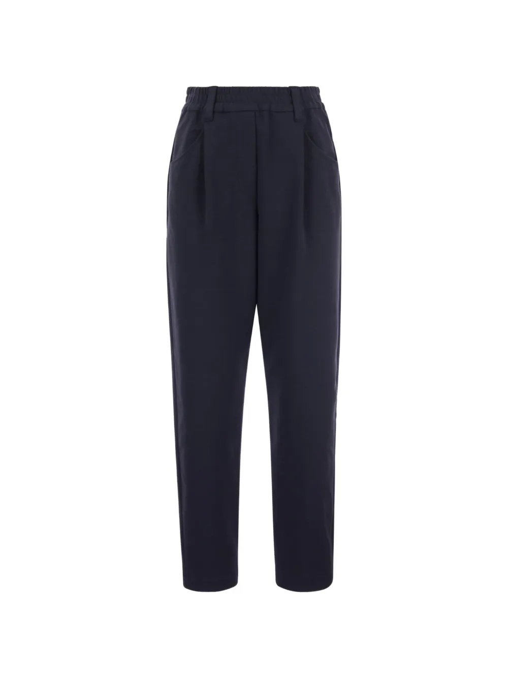 Brunello Cucinelli belt-loops trousers - Blu