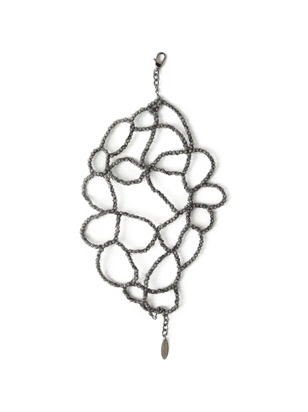 Brunello Cucinelli woven chain necklace - Grigio