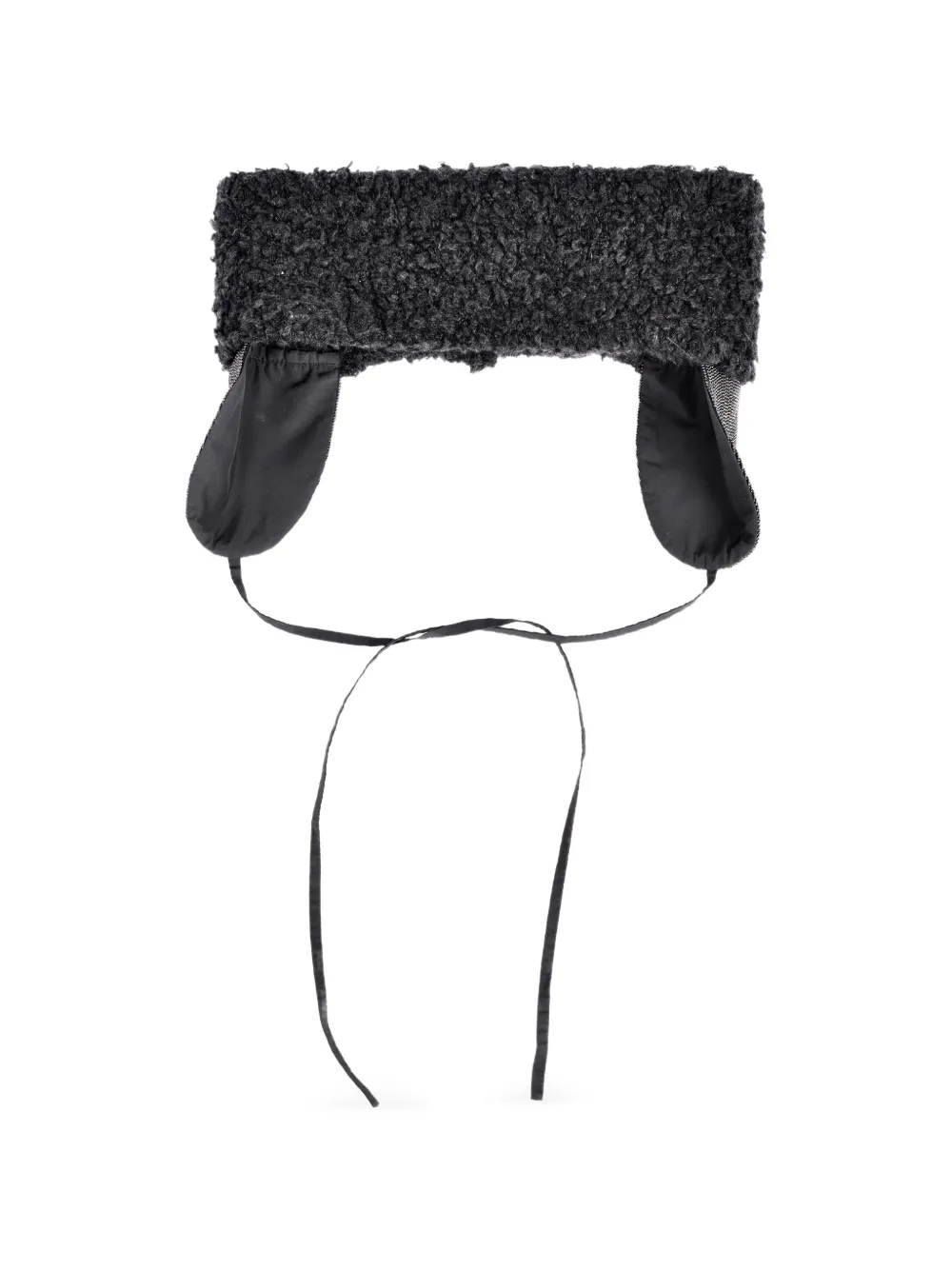Brunello Cucinelli tie ear warmers - Nero