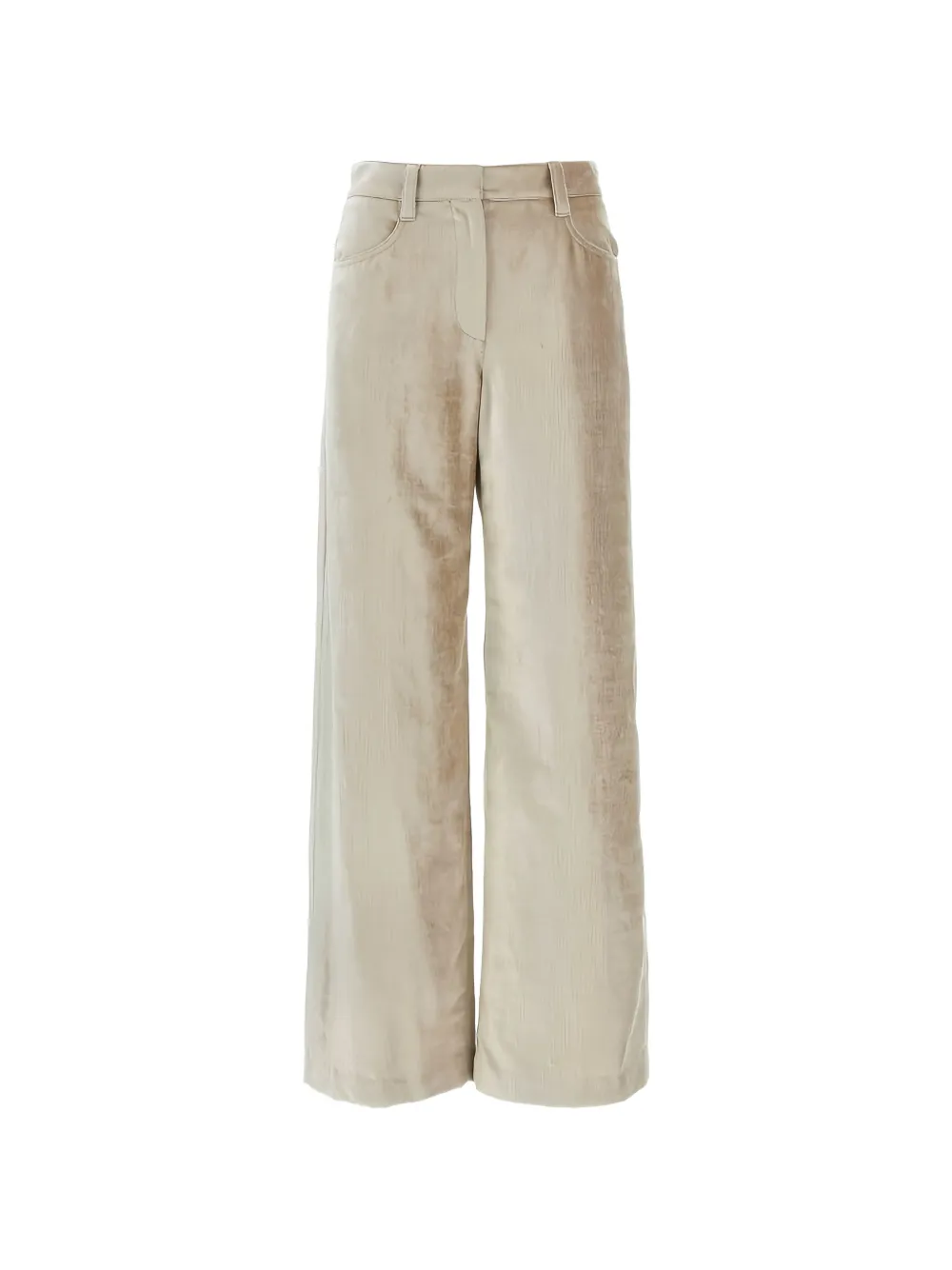 Brunello Cucinelli wide-leg trousers - Toni neutri