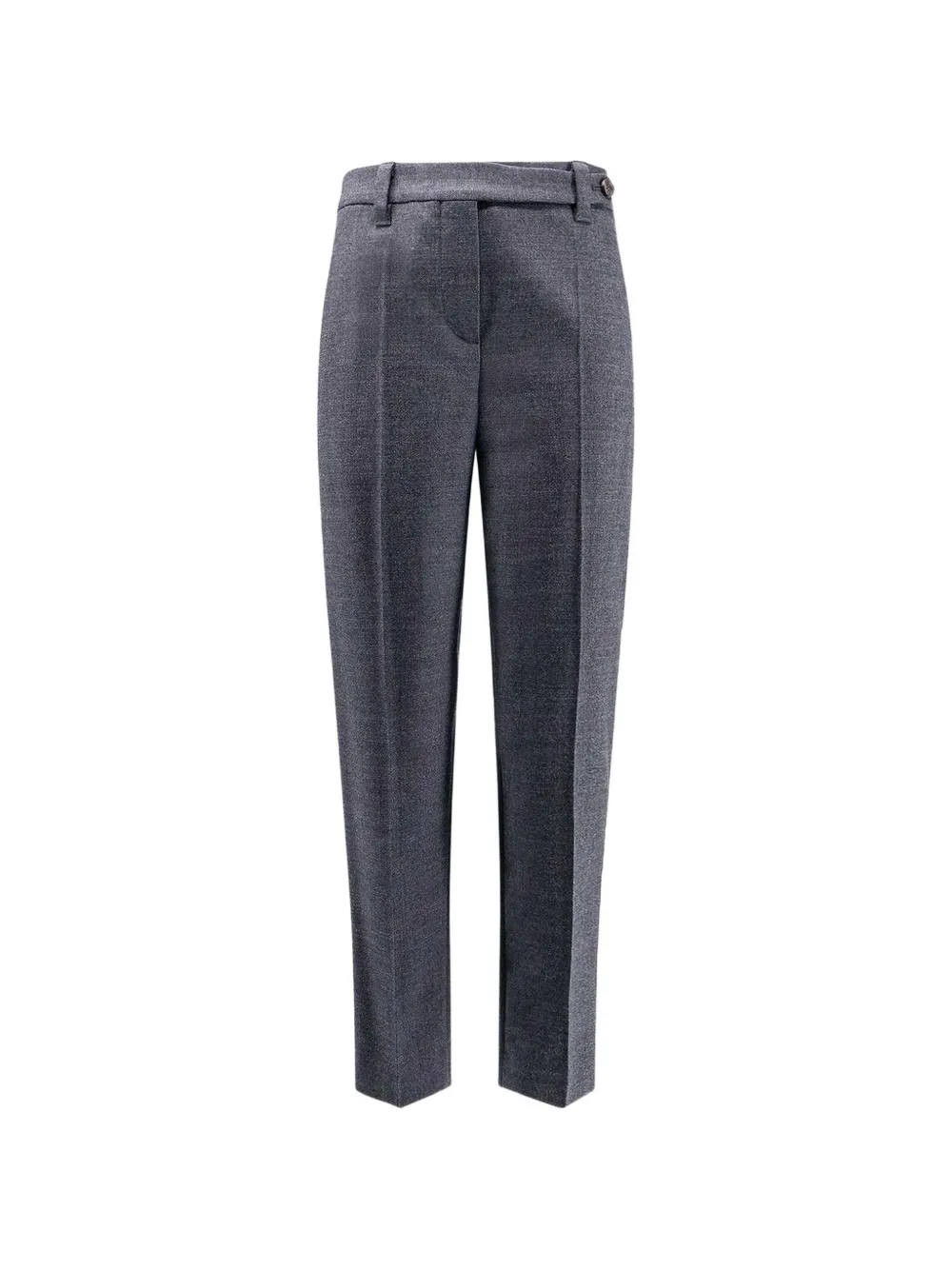 Brunello Cucinelli belt-loops trousers - Grigio