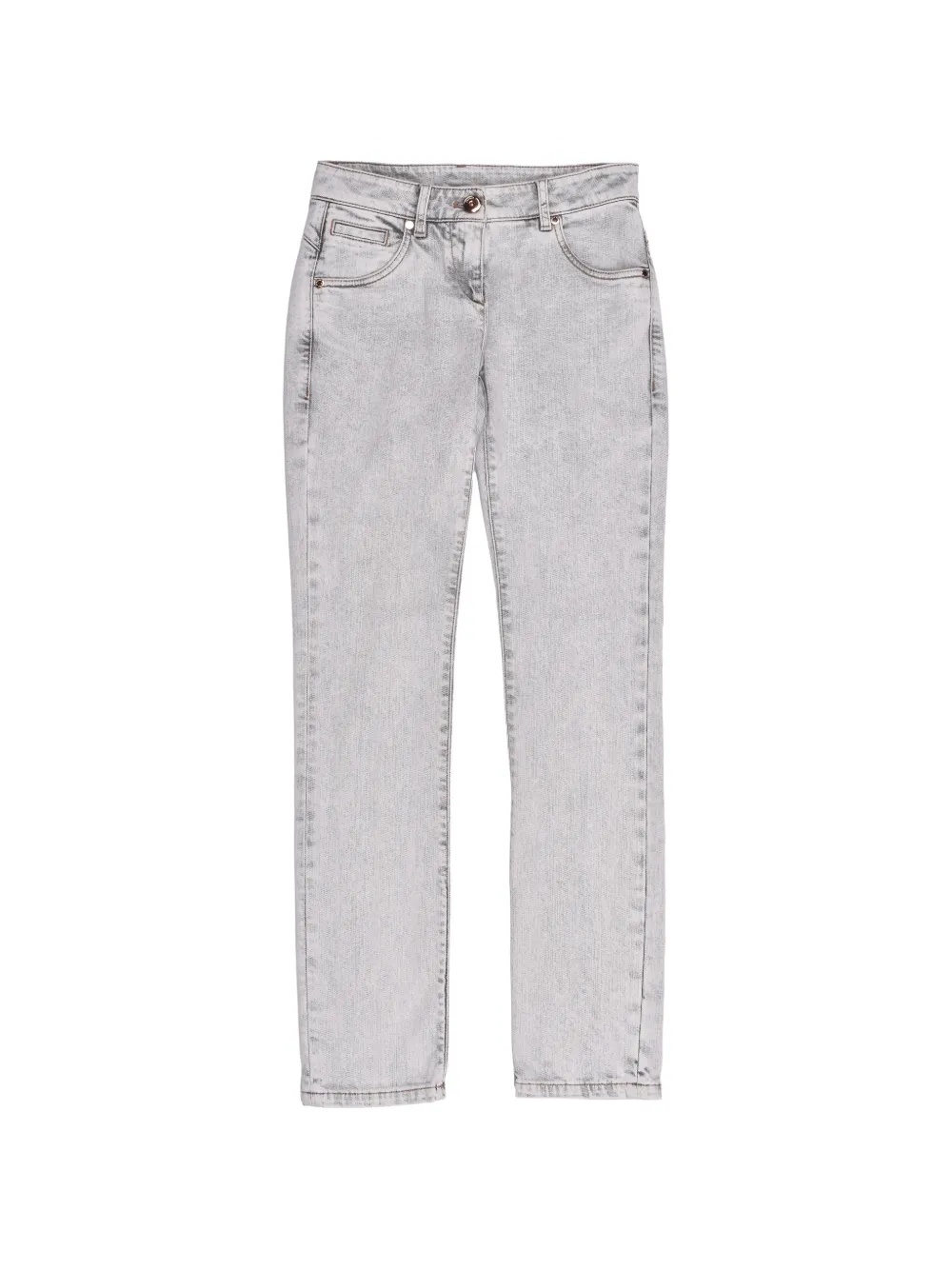Brunello Cucinelli stone-wash jeans - Grigio