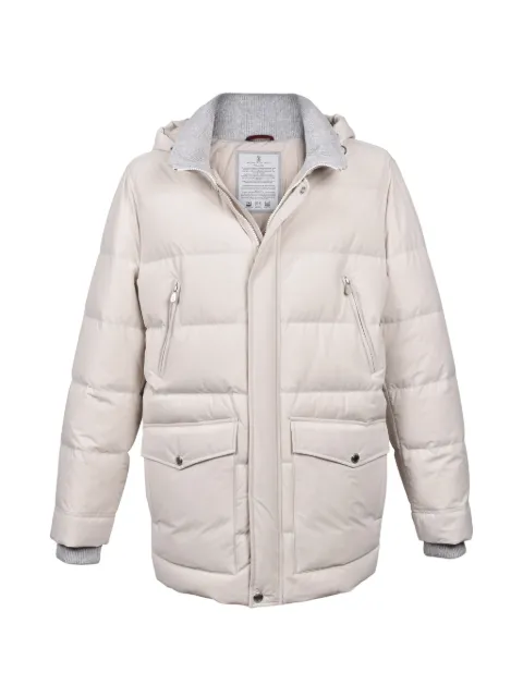 Brunello Cucinelli quilted down-feather padded coat