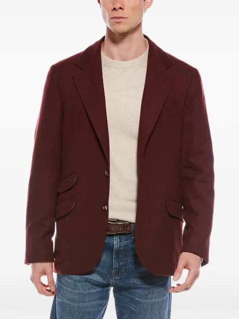 Brunello Cucinelli tailored flap-pocket blazer