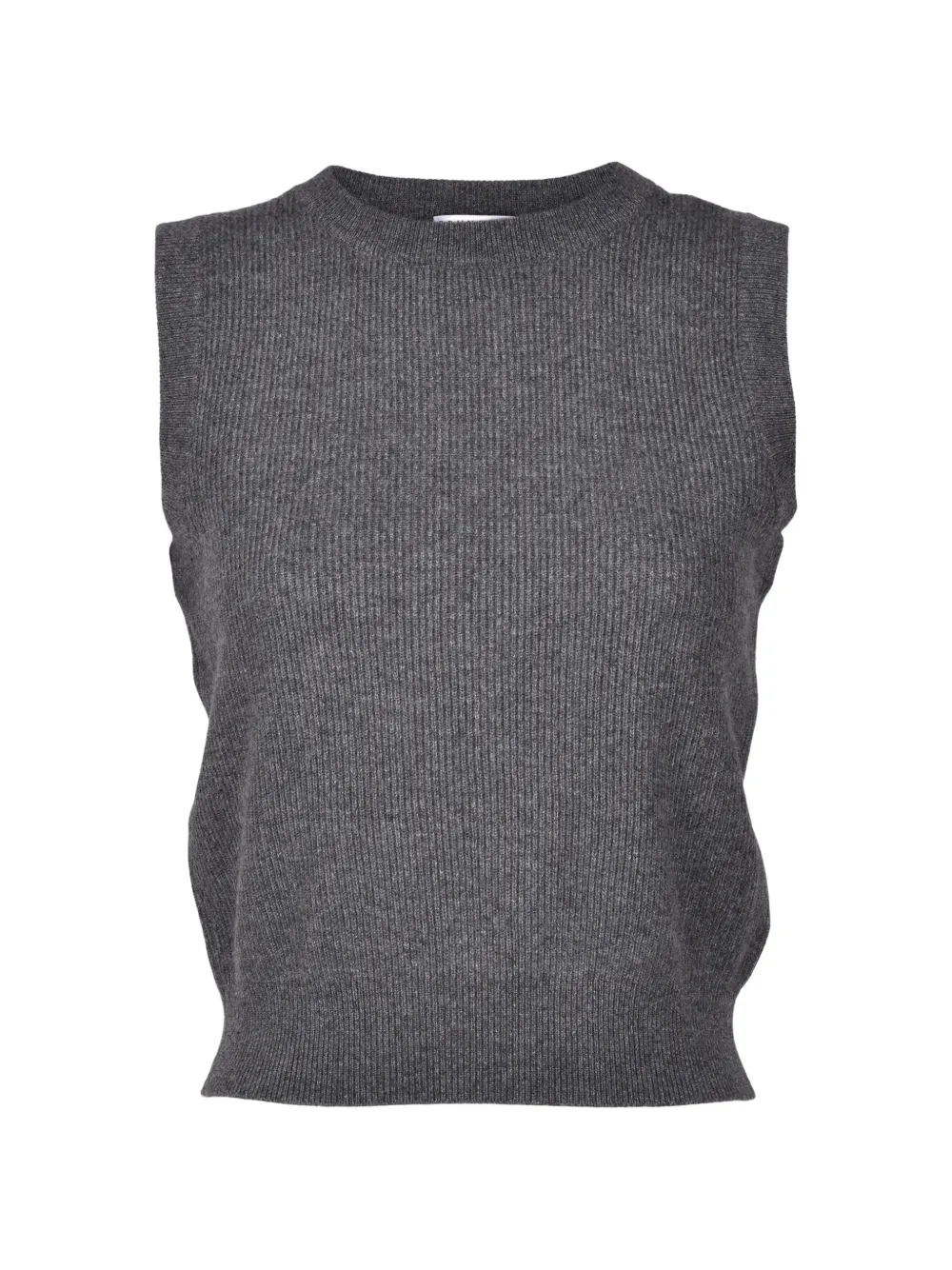Brunello Cucinelli ribbed-knit sleeveless top - Grigio