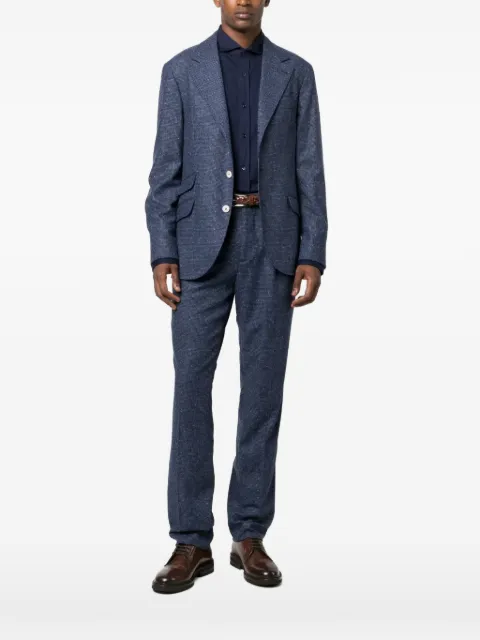 Brunello Cucinelli textured tailored suit