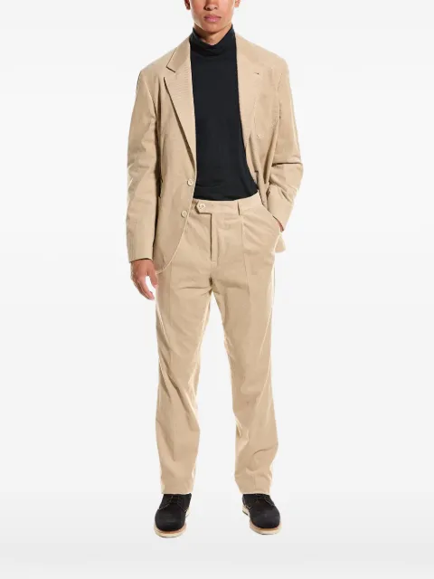 Brunello Cucinelli three-button corduroy suit