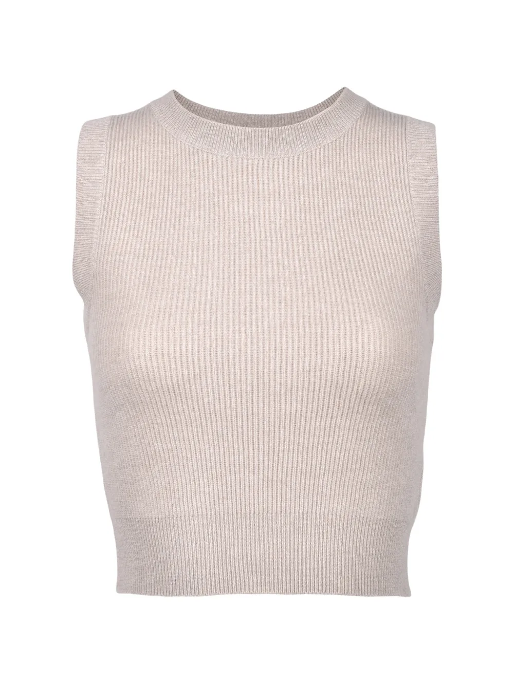 Brunello Cucinelli ribbed-knit top - Toni neutri