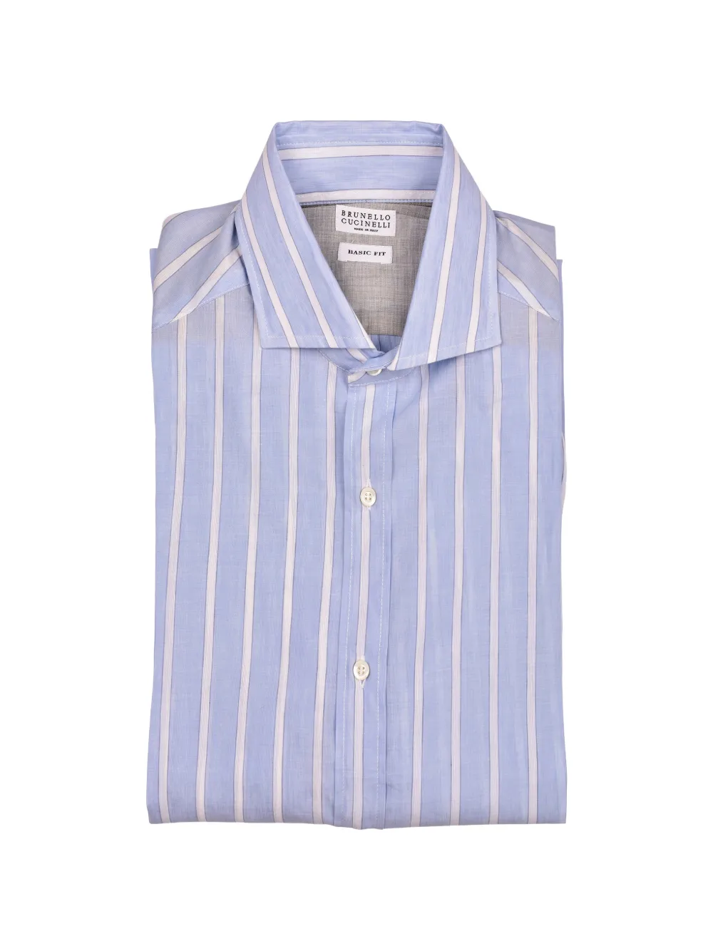 Brunello Cucinelli striped shirt - Blau