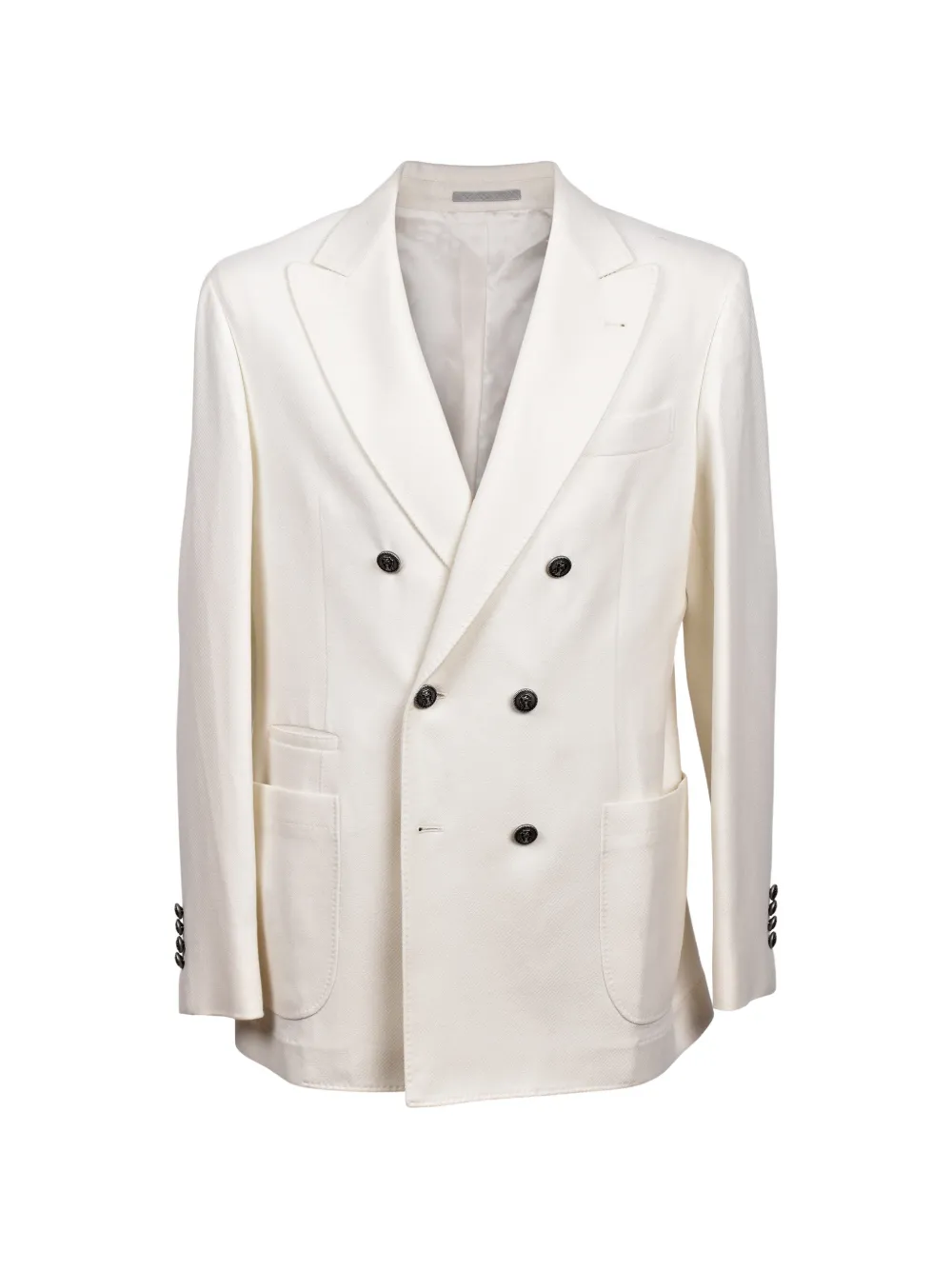 Brunello Cucinelli double-breasted blazer - Toni neutri