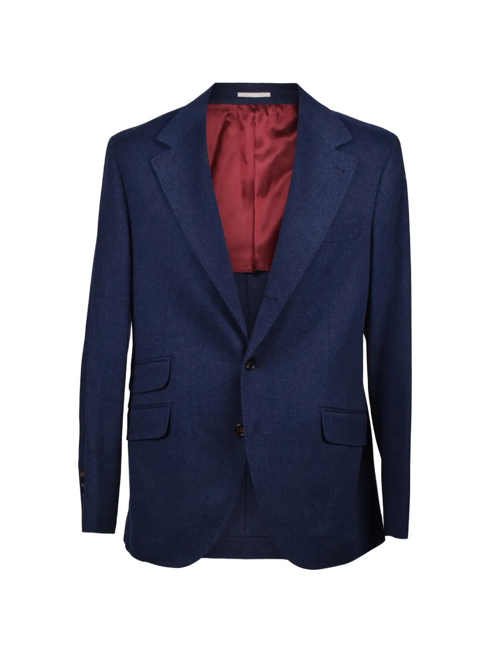 Brunello Cucinelli single-breasted wool-blend blazer - Nude