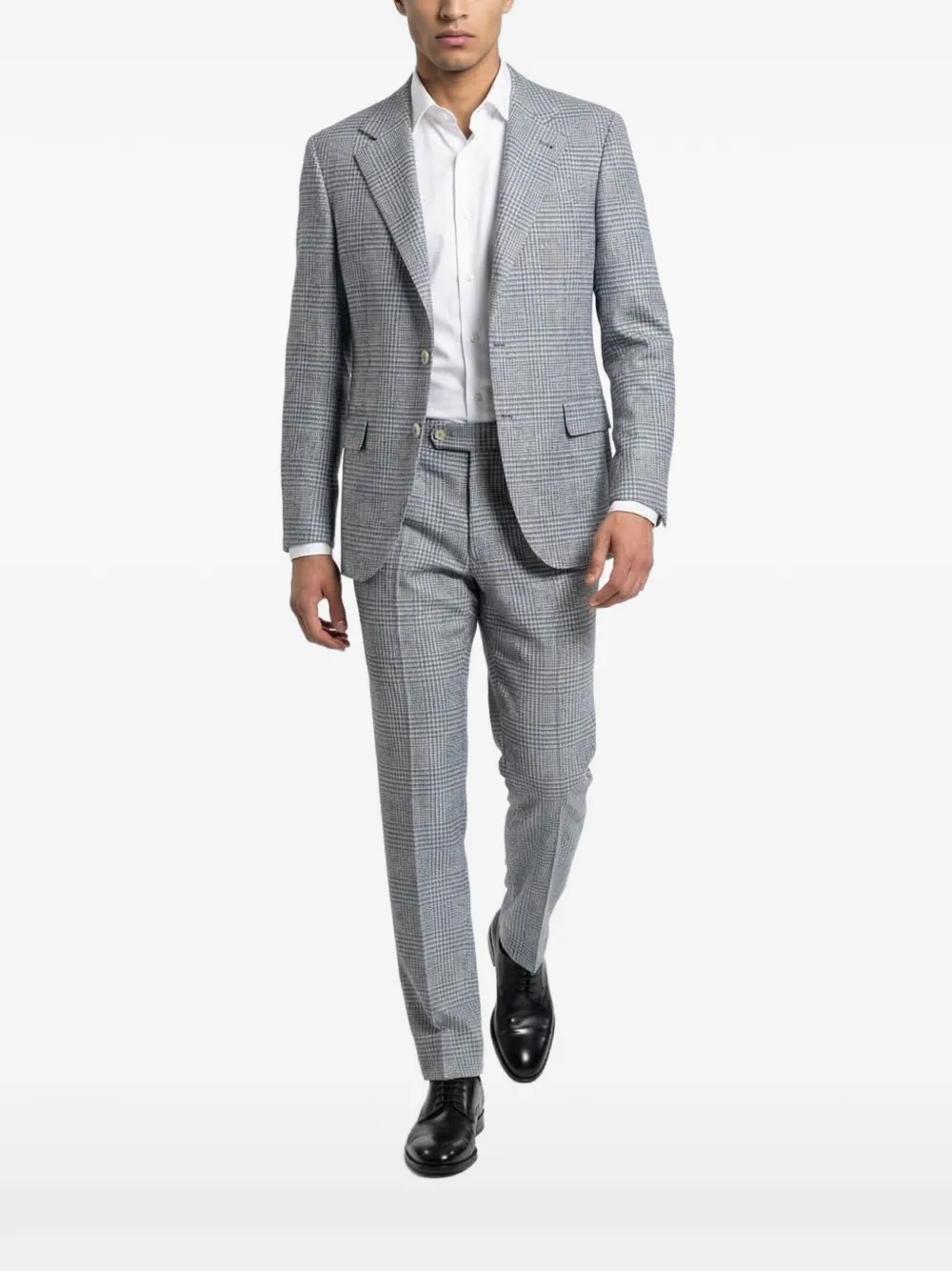 Brunello Cucinelli Prince of Wales check suit - Grigio