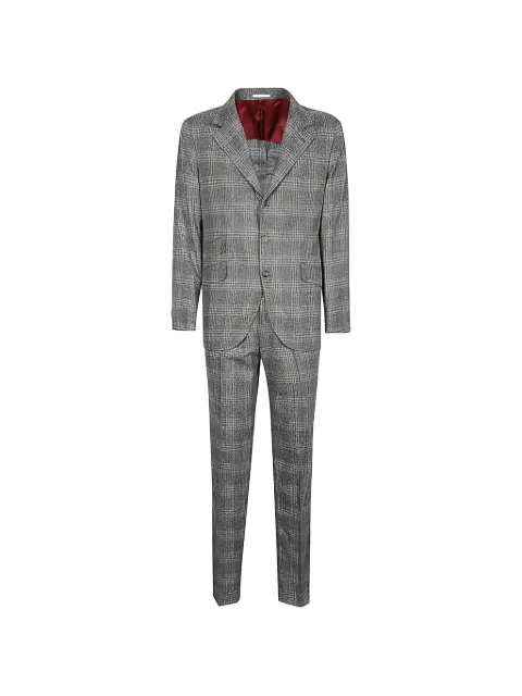 Brunello Cucinelli plaid tailored suit