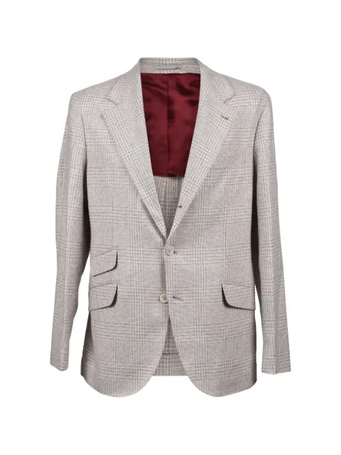 Brunello Cucinelli check-pattern blazer