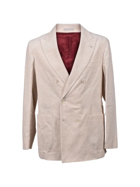 Brunello Cucinelli corduroy double-breasted blazer