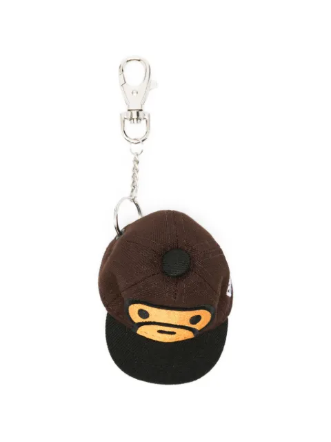 A BATHING APE® x New Era cap keyring