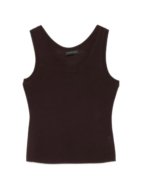 Le Petit Pulle ribbed-knit tank top