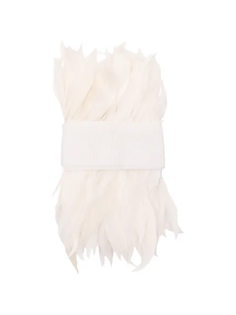 Sara Roka feather-trim belt