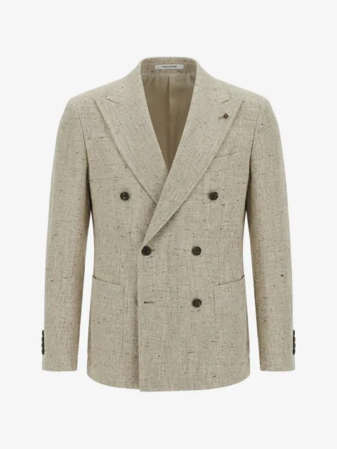 Tagliatore veste texturée à boutonnière croisée