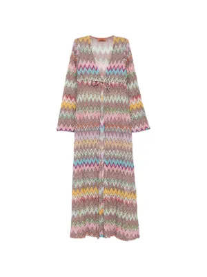 Missoni ジグザグパターン リゾートワンピース | マルチカラー
