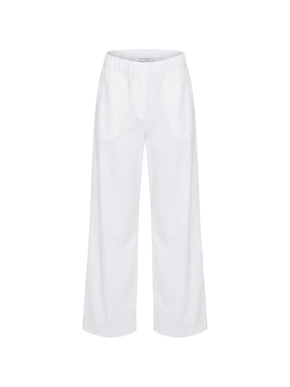 Patrizia Pepe elasticated wide-leg trousers - Bianco