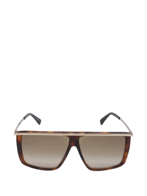 Givenchy Pre-Owned Havana flat top sunglasses