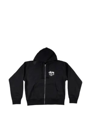 Stüssy New York zip-fastening Hoodie | Black | FARFETCH AE