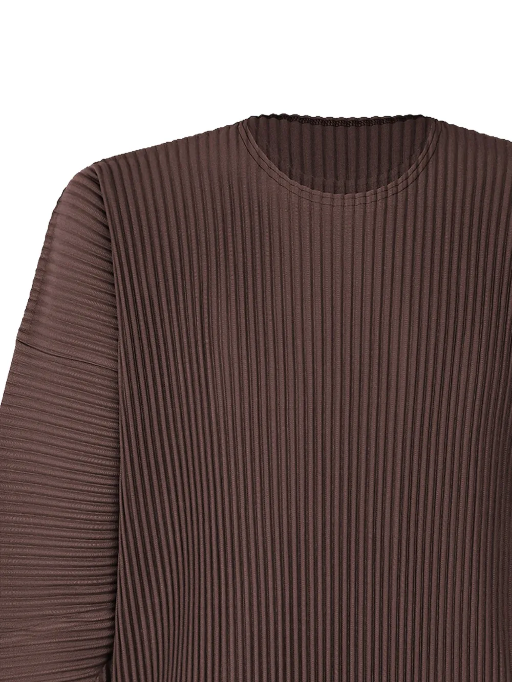 Homme Plissé Issey Miyake Geplooid T-shirt Bruin
