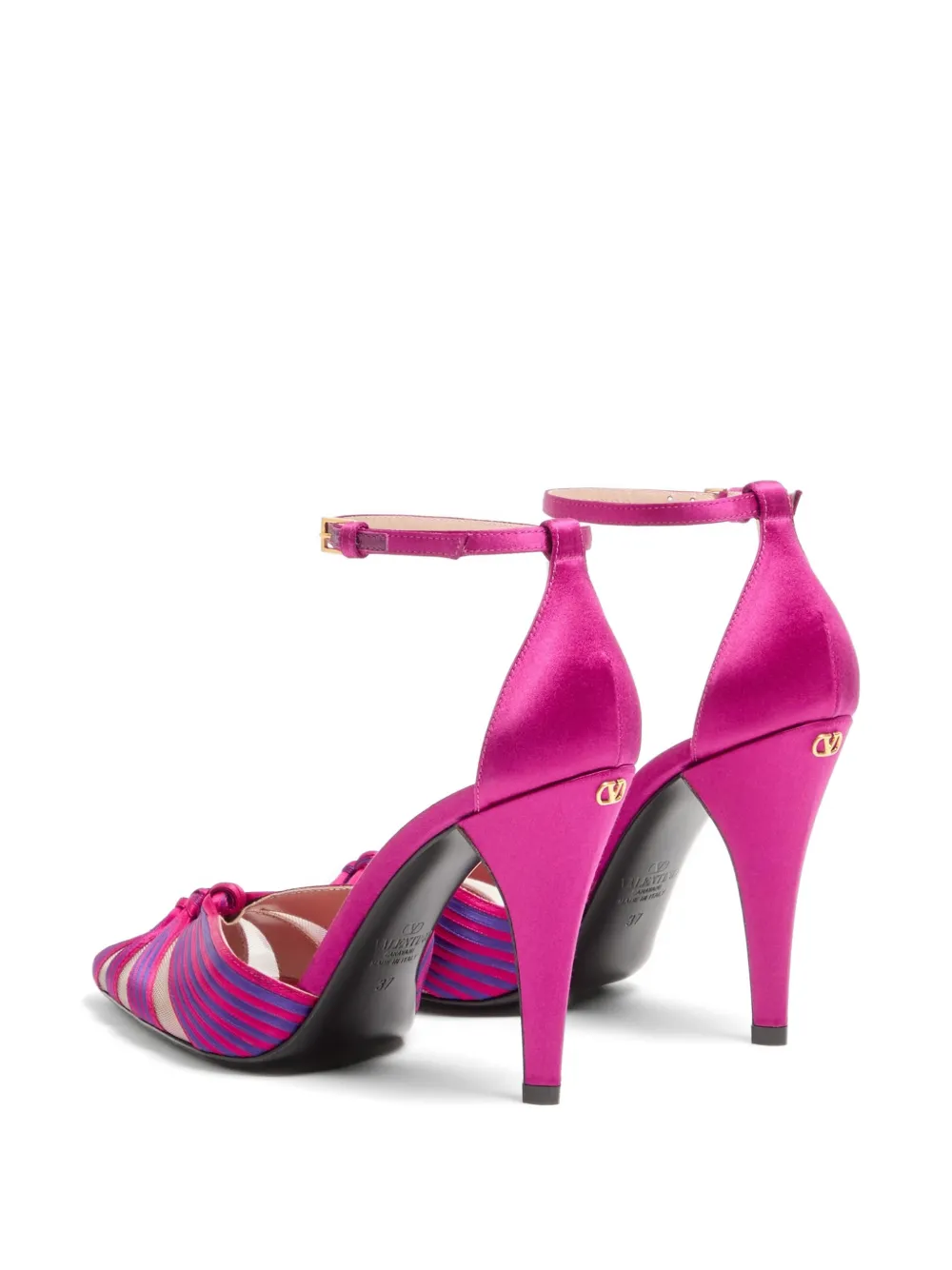 Valentino Garavani Annine satijnen pumps 100 mm Roze
