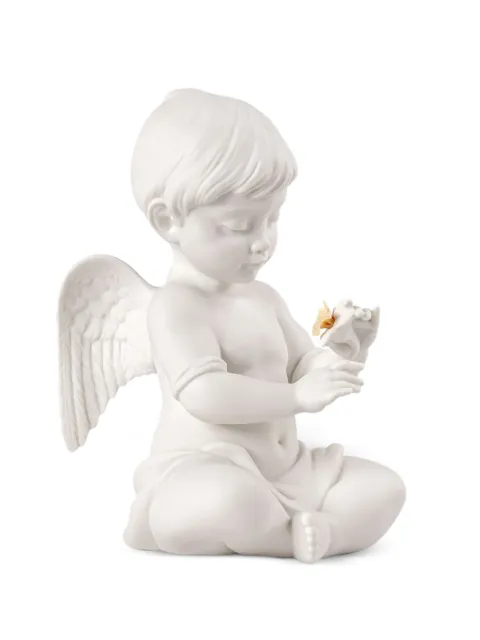 Lladró Angel With Flower sculpture