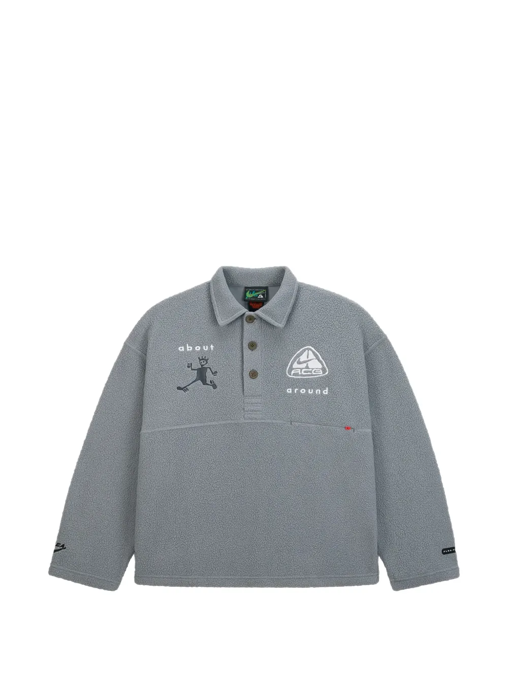 Nike ACG x Cactus Plant Flea Market long-sleeve polo shirt - Grau