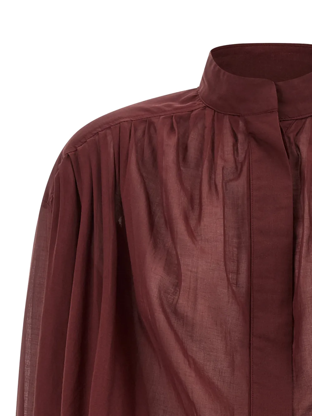 THE ANDAMANE Rania mini-jurk met ruches Rood