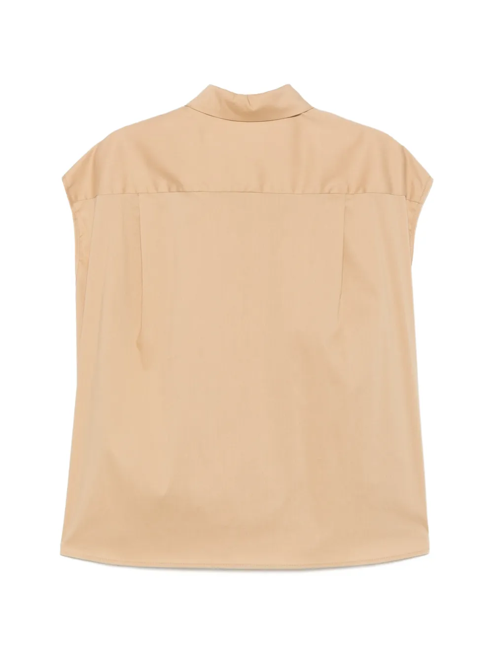 Semicouture Lottie button-down overhemd met kapmouwen Beige