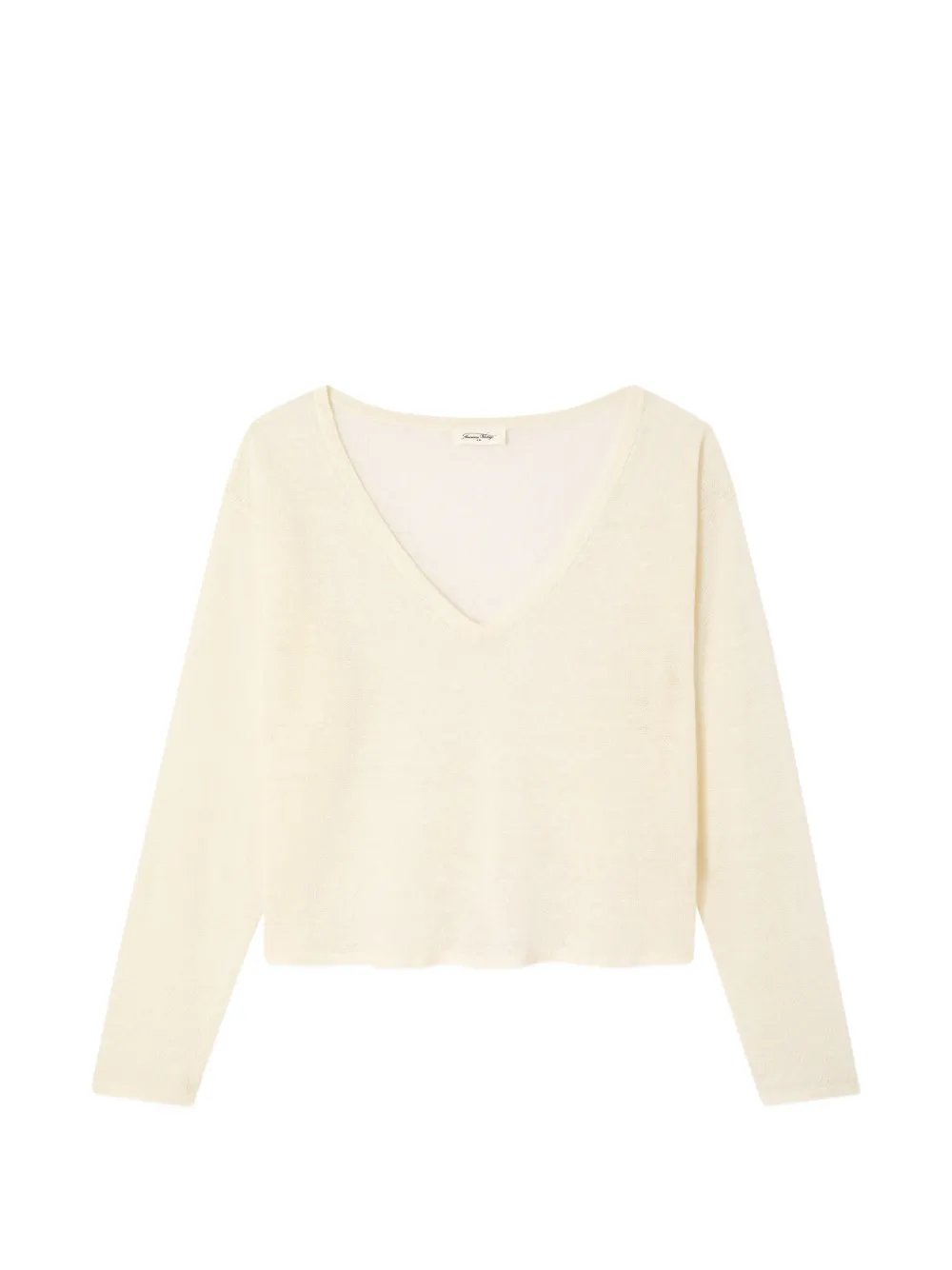 American Vintage V-neck sweater - Weiß