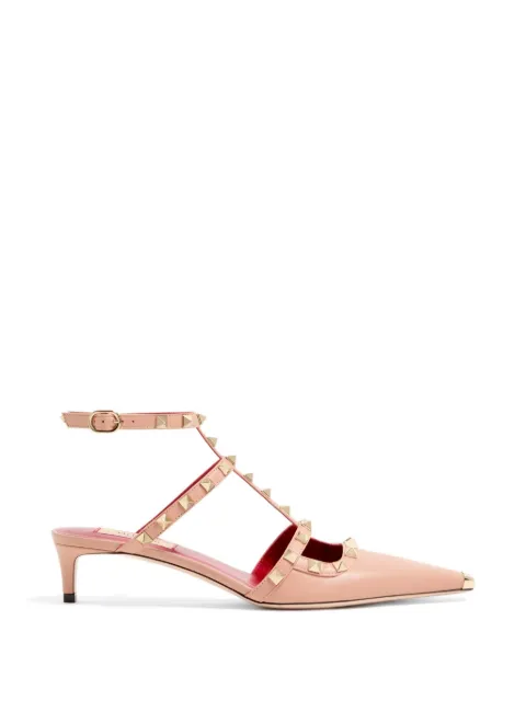 Valentino Garavani Rockstud court shoes in kid leather 40mm
