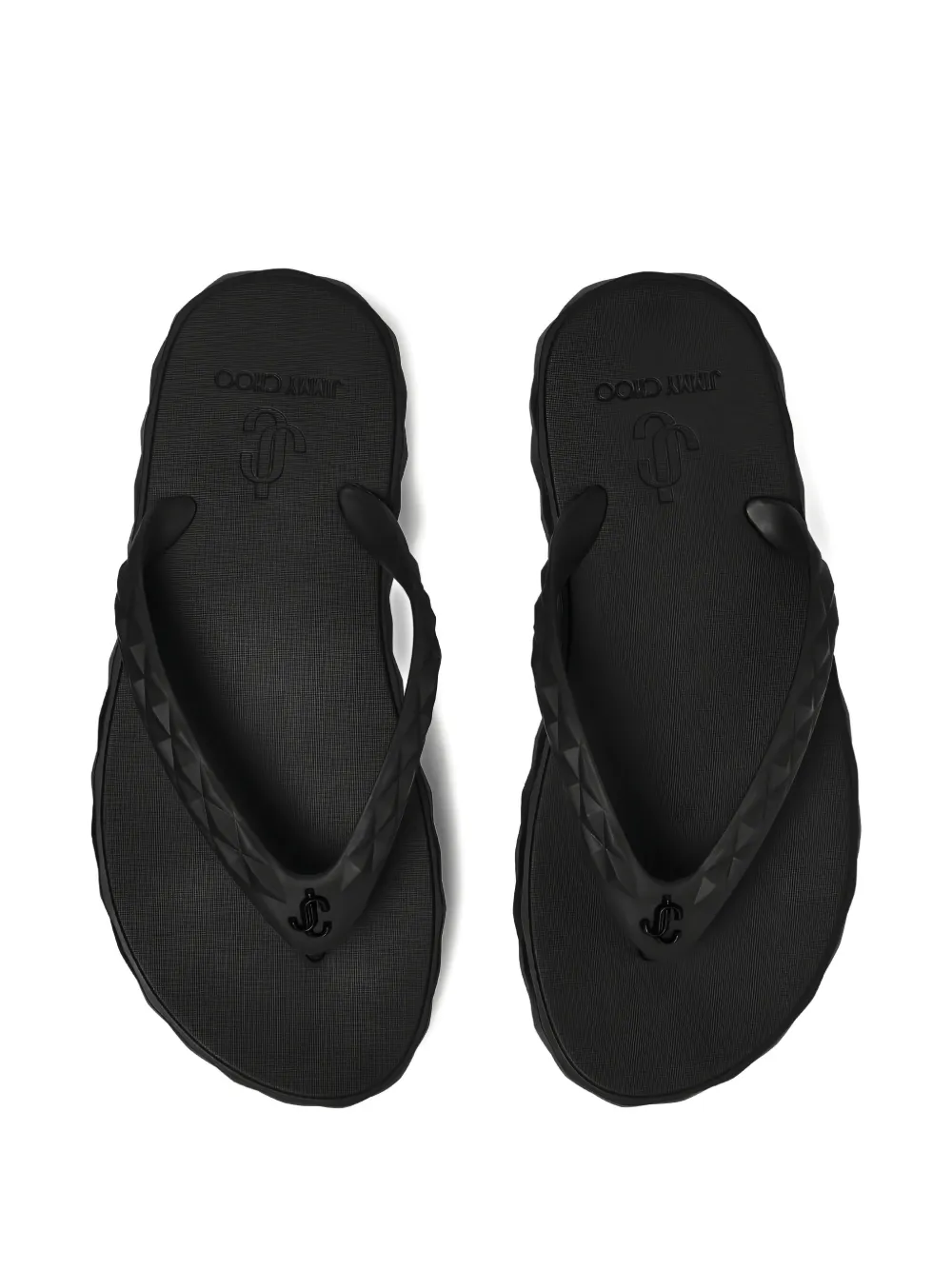 Jimmy Choo Diamond flip-flops Zwart