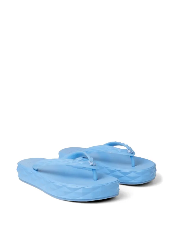 Jimmy Choo Diamond Platform flip-flops | Blue | FARFETCH
