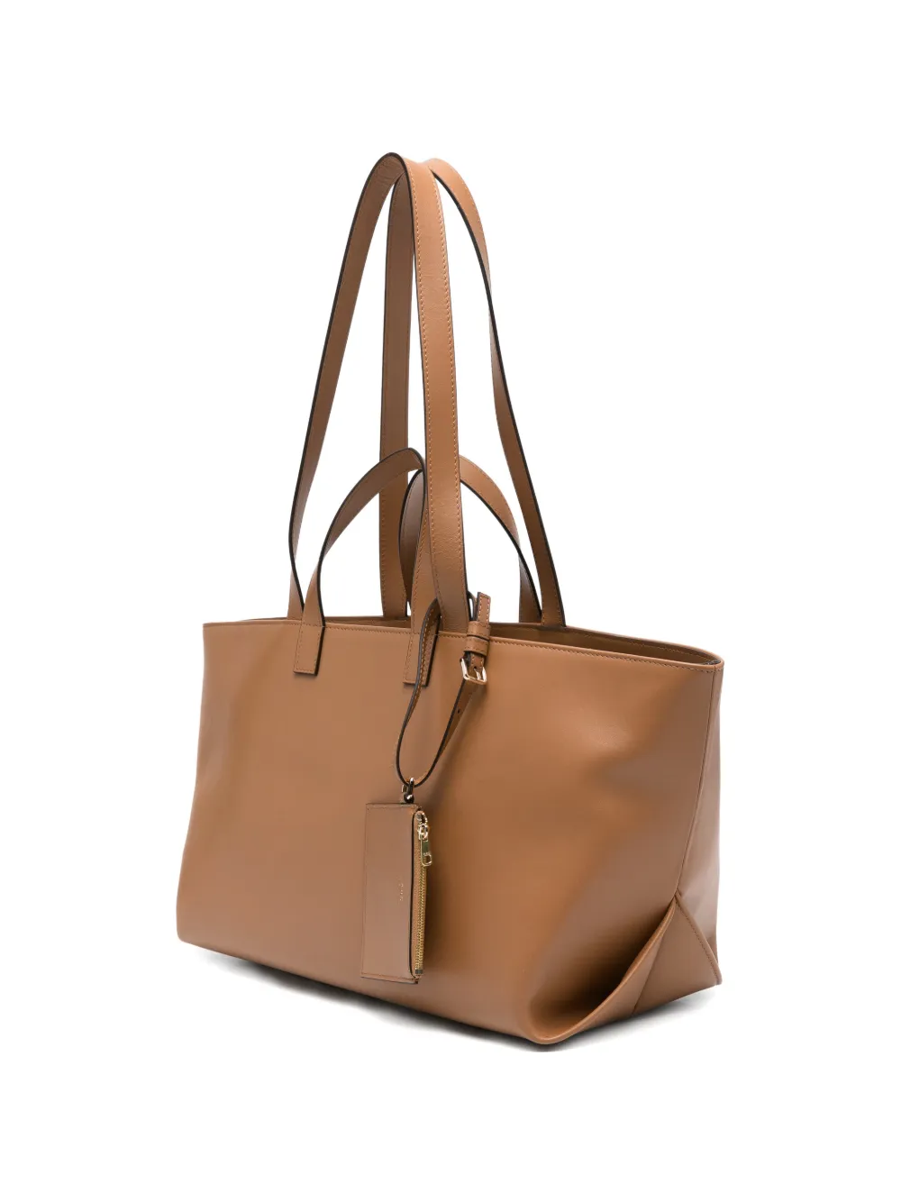 A.P.C. Le Drummer leren shopper Beige