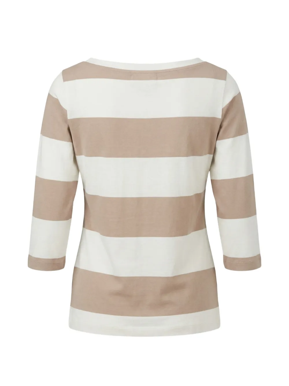 Majestic Filatures Gestreept T-shirt Beige