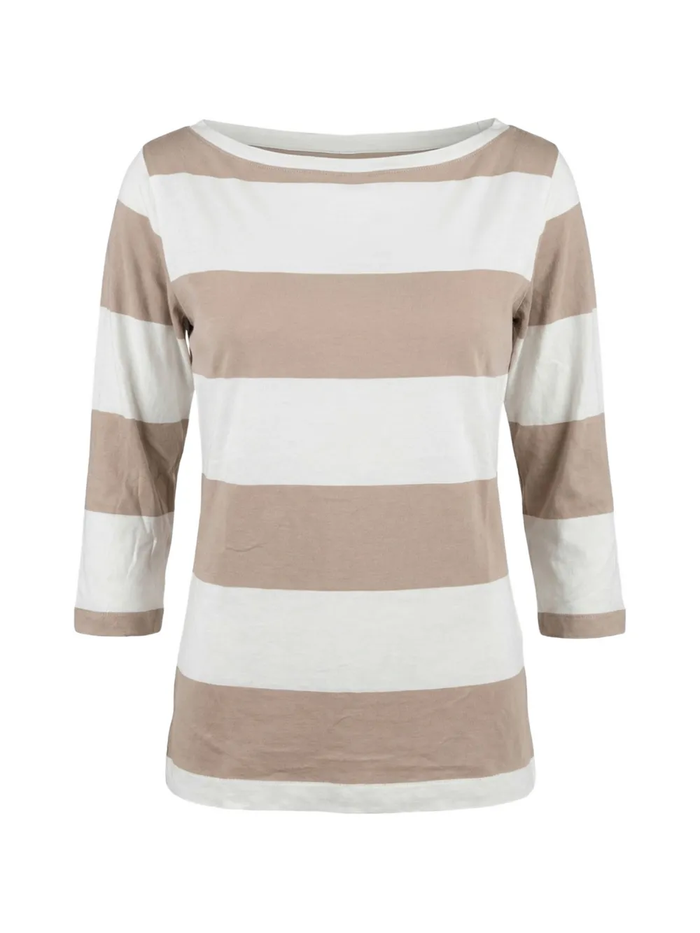 Majestic Filatures striped boat-neck T-shirt - Toni neutri